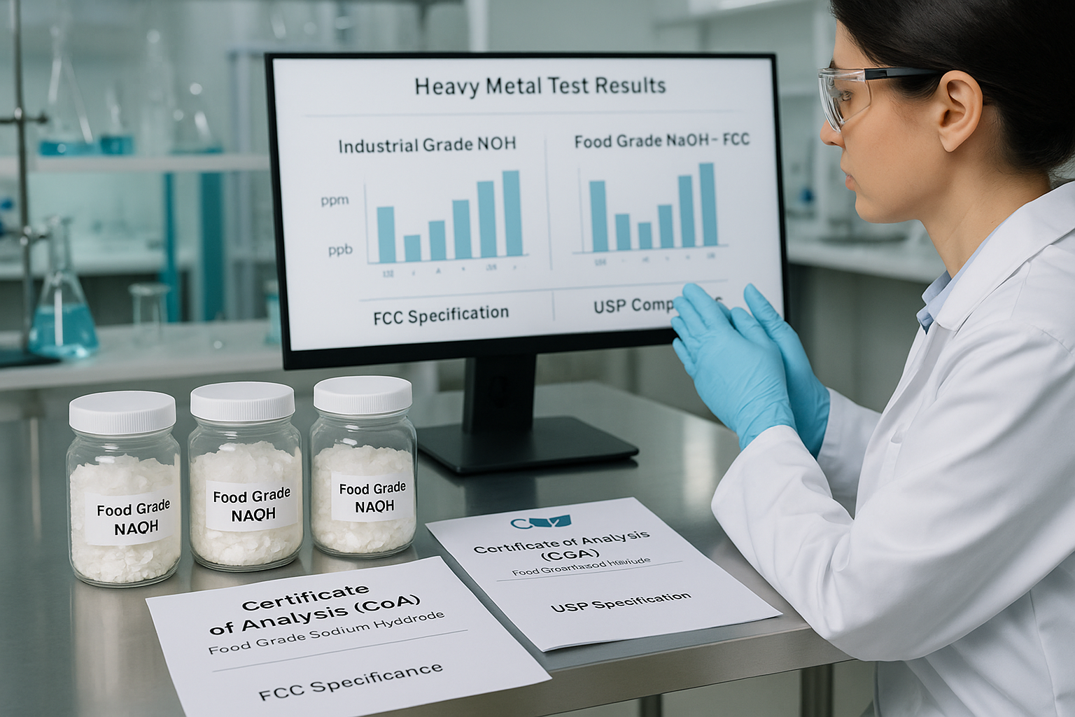 خرید هیدروکسید سدیم خوراکی