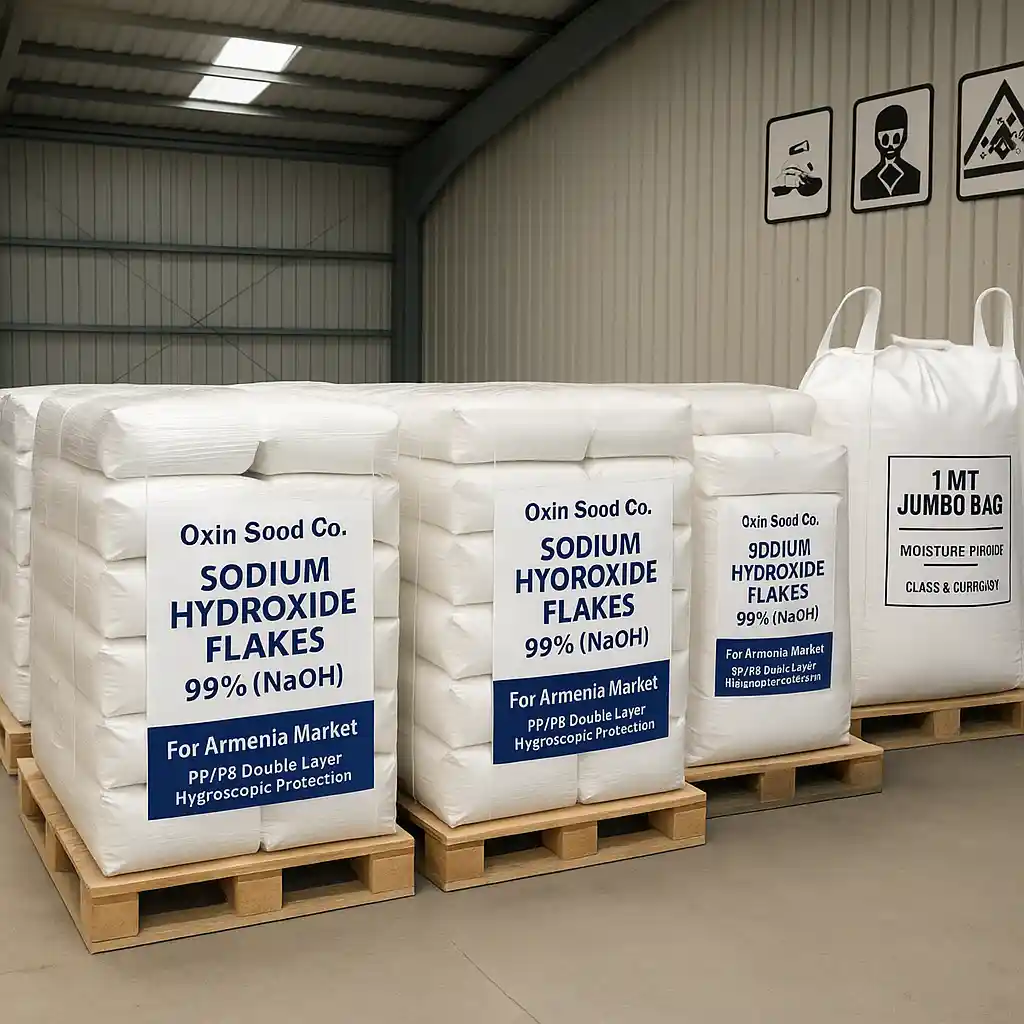 معاملات هیدروکسید سدیم به ارمنستان