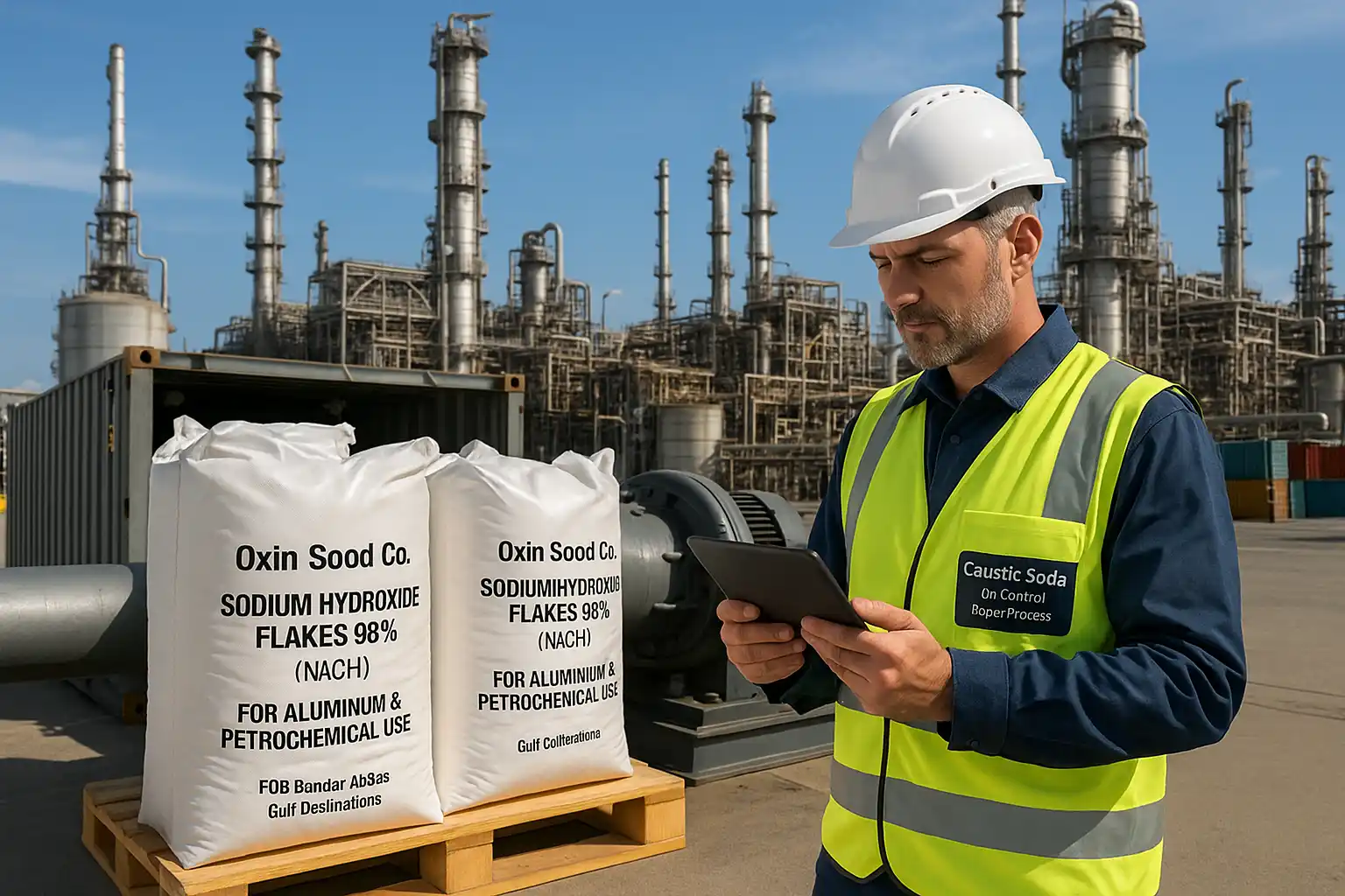 صادرات هیدروکسید سدیم به خلیج فارس