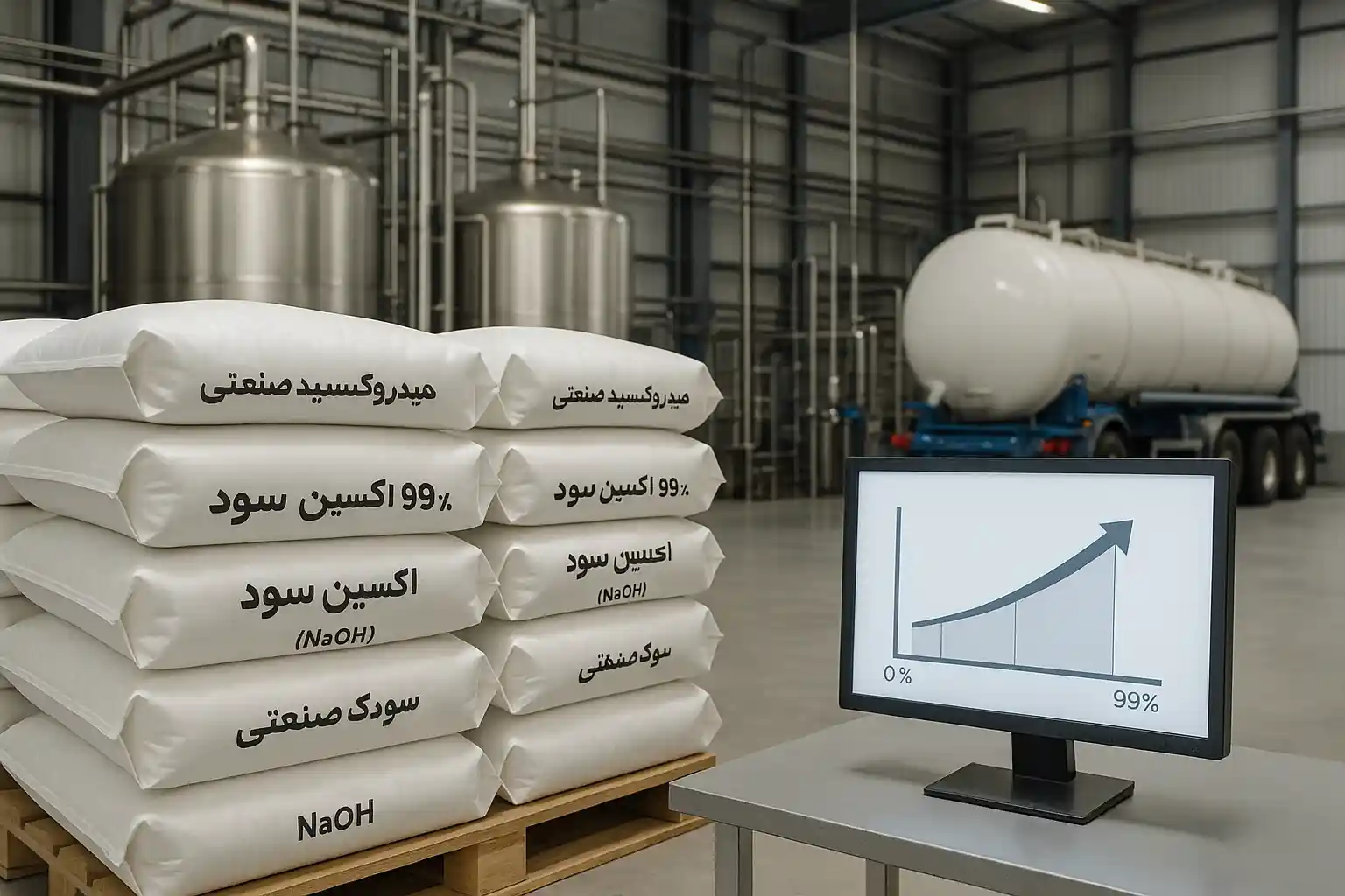 هیدروکسید سدیم صنعتی (سود پرک صنعتی)